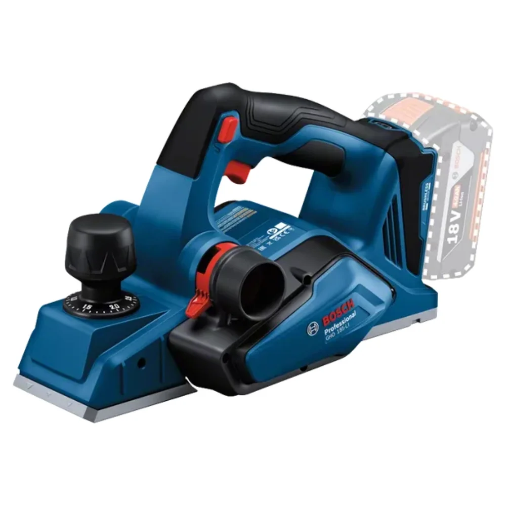 Plaina à Bateria 18V GHO 185-LI sem Bateria - Bosch