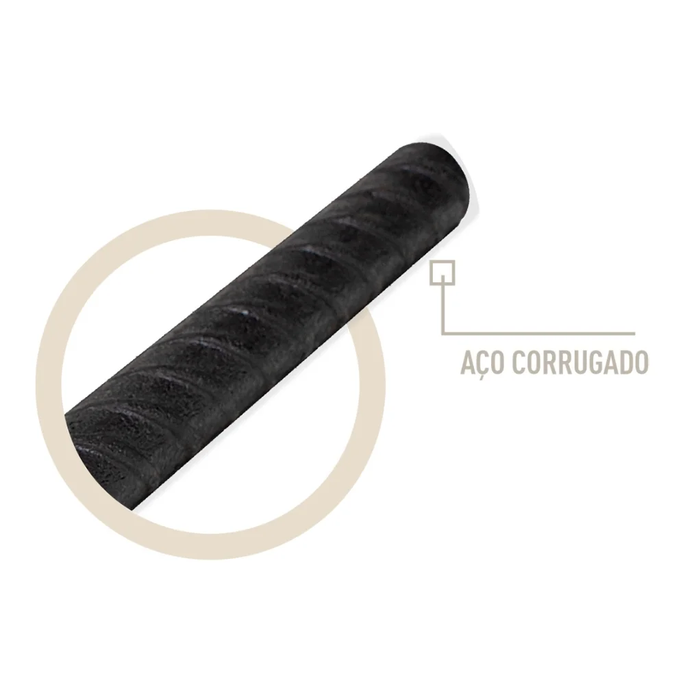 Ponteiro de Aço Corrugado Redondo 3/4" - Minasul