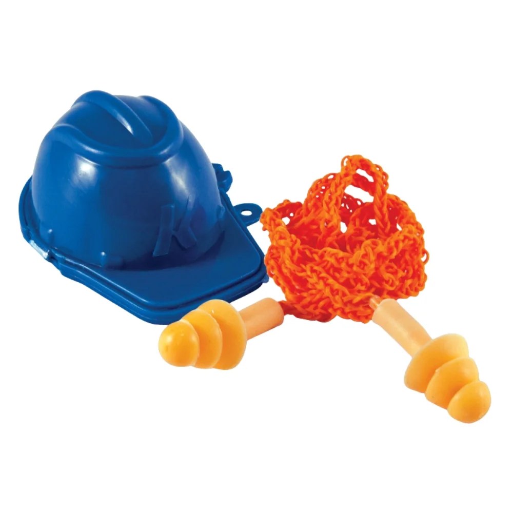 Protetor Auricular k-10 Silicone com Cordão Algodão 16DB - Kalipso