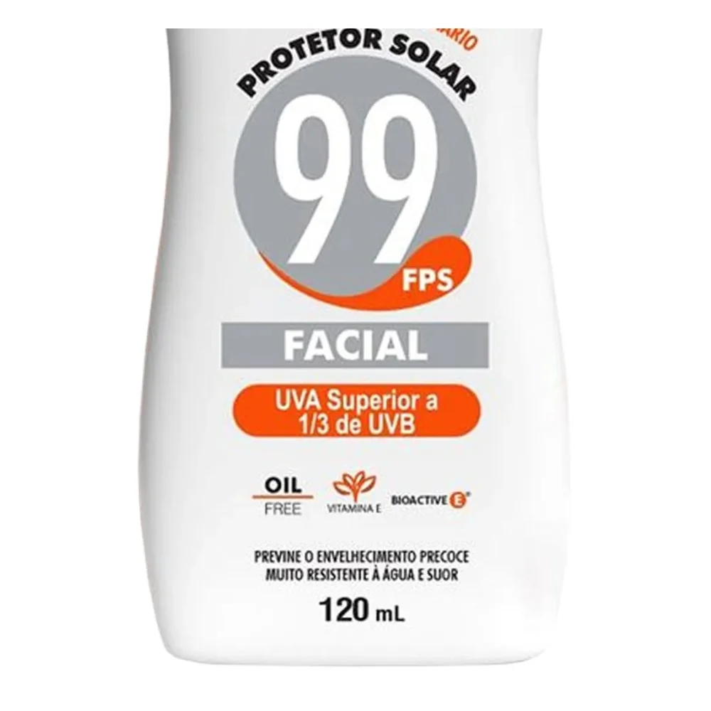 Protetor Solar Facial FPS 99 120ml - Nutriex