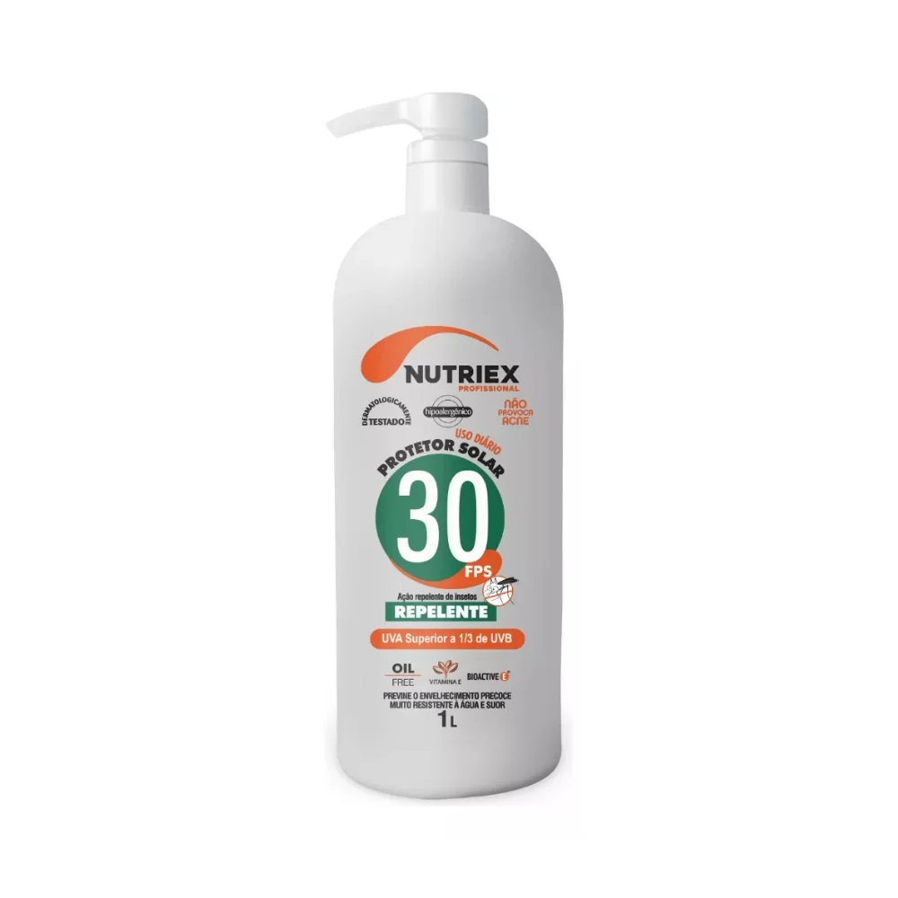 Protetor Solar Fps 30 1 Litro com Repelente - Nutriex