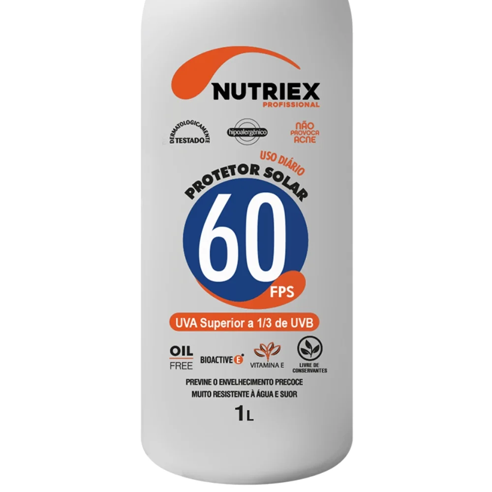 Protetor Solar Fps 60 com 1 Litro - Nutriex