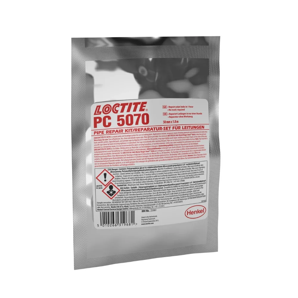 Reparo de Tubos PC 5070 com 132 gramas - Loctite