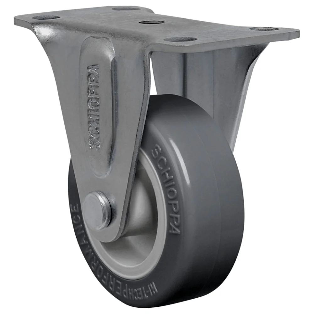 Rodízio Fixo 5" Roda de PVC Capacidade 75Kg - Schioppa