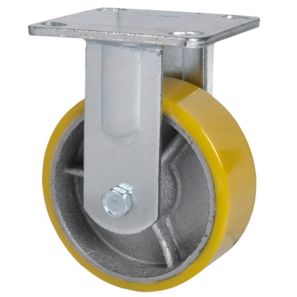 Rodízio Fixo 8" Roda de PU Capacidade 350Kg - Marcon
