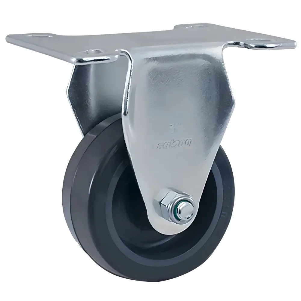 Rodízio Fixo PVC 3" com capacidade 60 kg  - Colson