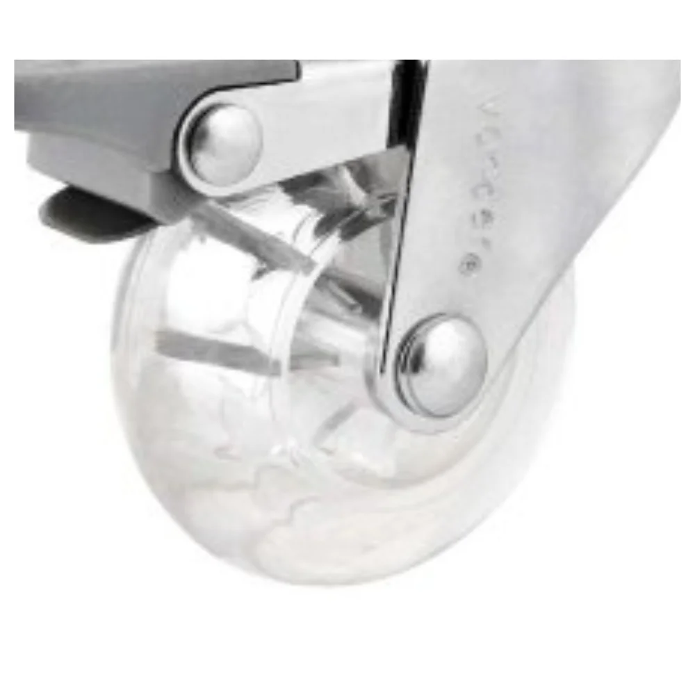 Rodizio Giratório 2 Rodas PU com Freio 40kg - Vonder