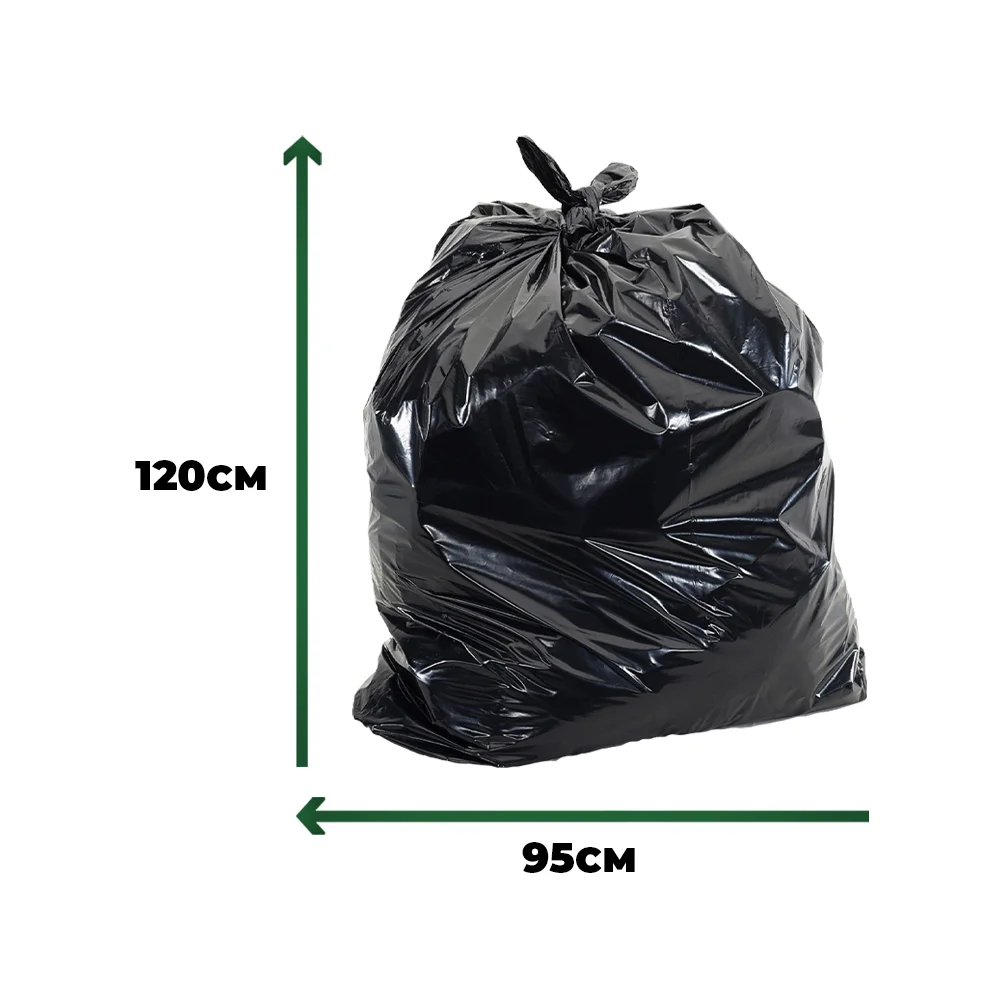 Saco de Lixo 200 Litros Preto Reforçado pacote 5 kg - Marcplast
