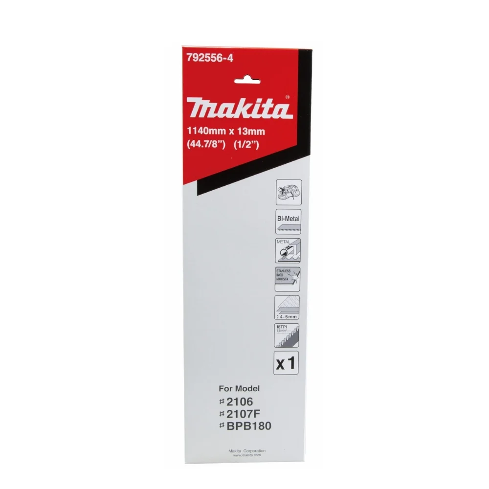 Serra Fita Metal 13mm x 18 Dentes 1,14 Metros - Makita