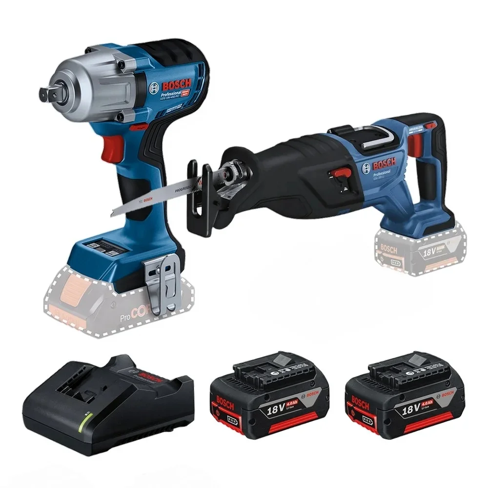 Serra Sabre GSA185 e Chave de Impacto GDS18 - Bosch