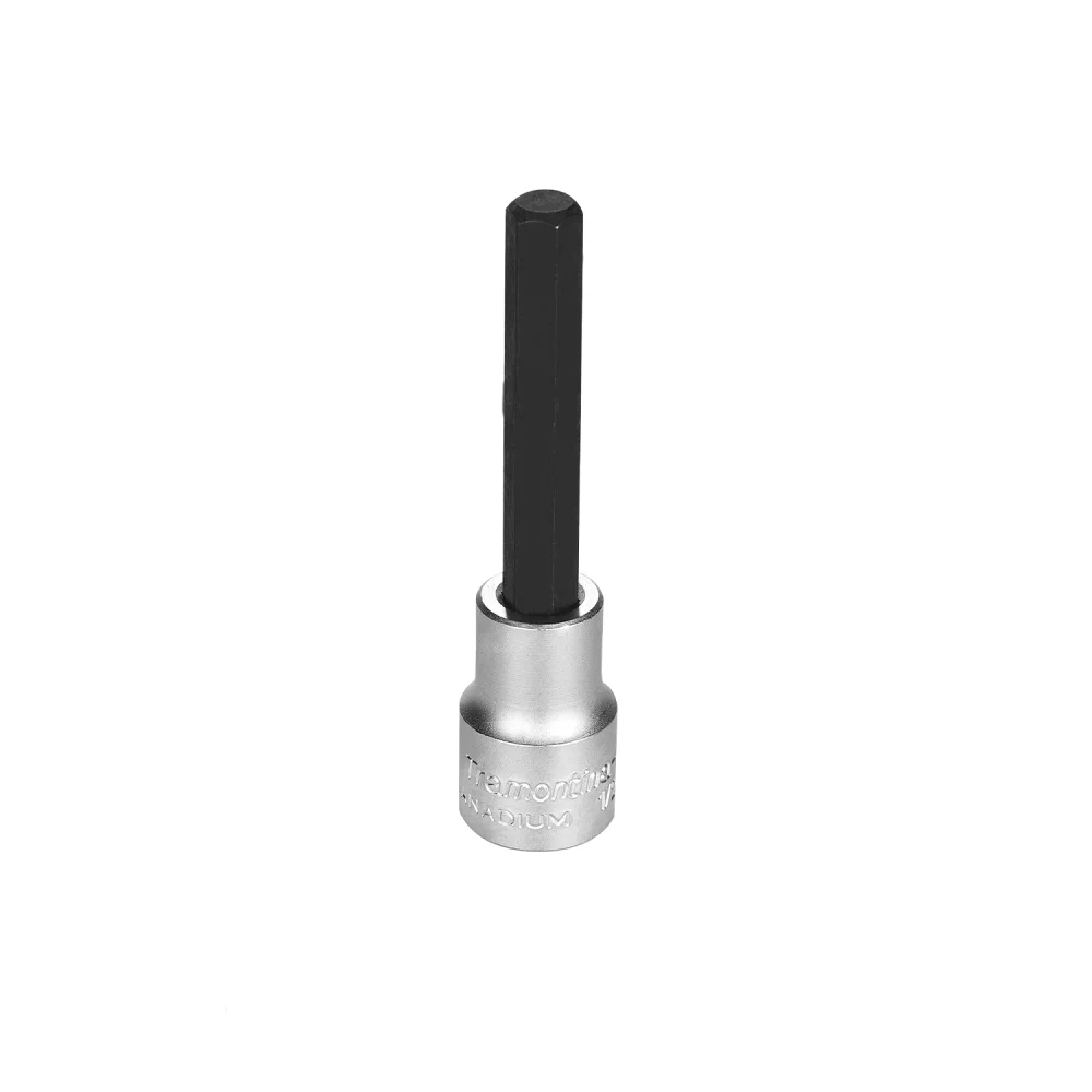 Soquete Allen Longo 1/4" com Encaixe 1/2" - Tramontina Pro