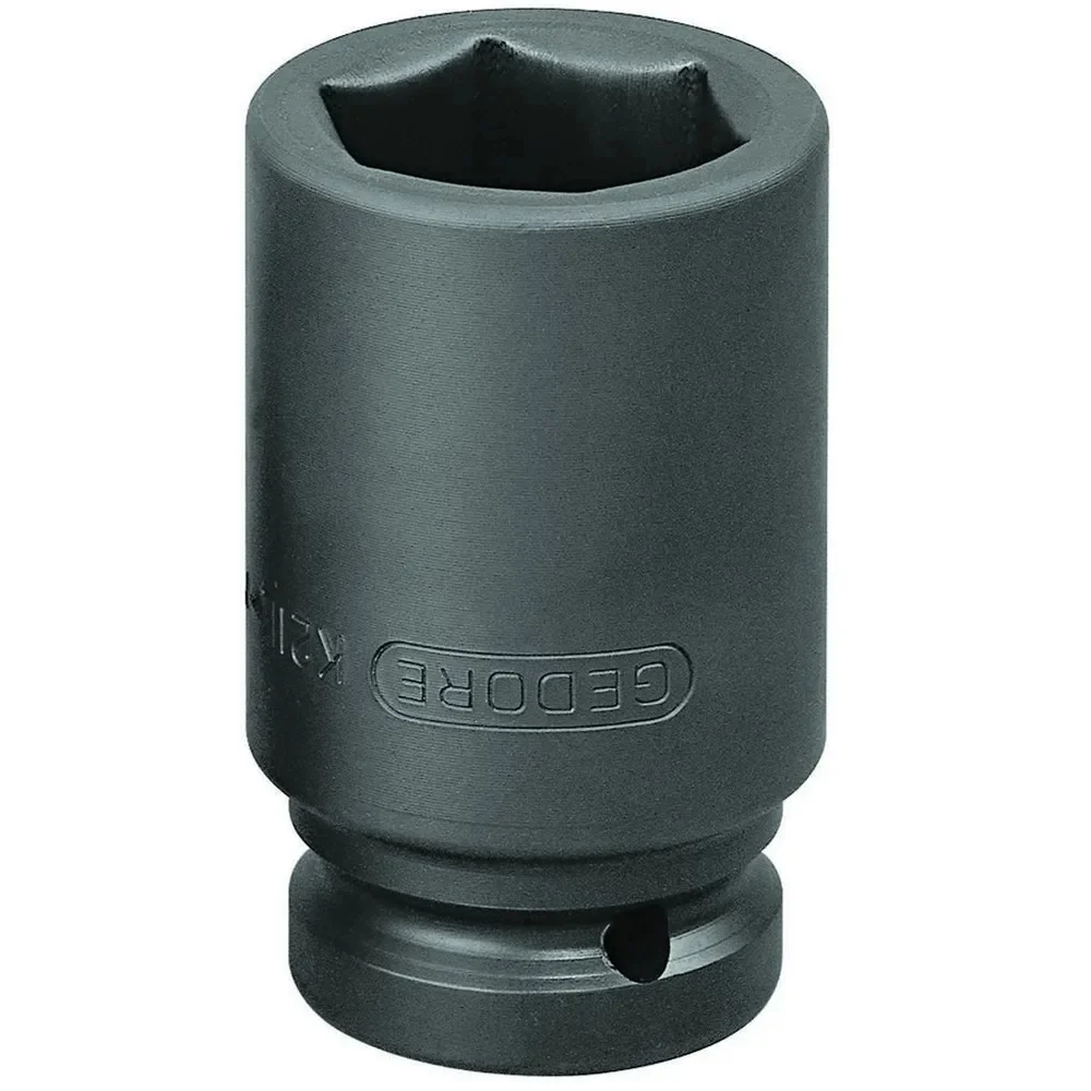 Soquete de Impacto 24mm Sextavado com Encaixe 1" Longo - Gedore