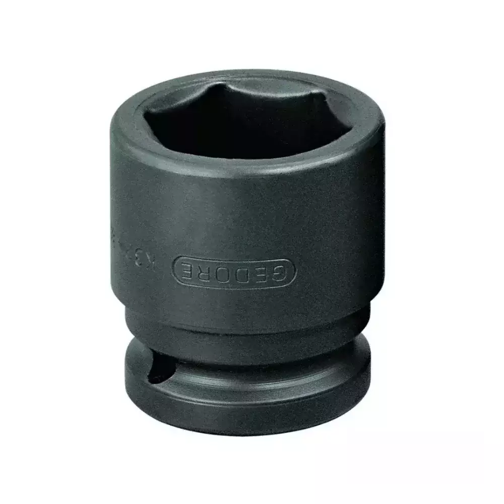 Soquete de Impacto 42mm Sextavado com Encaixe 1" Curto - Gedore