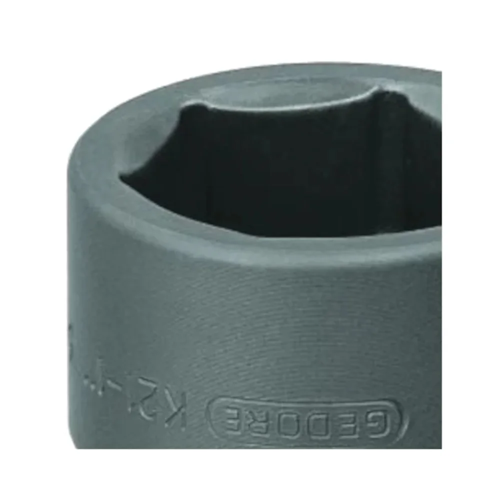 Soquete de Impacto 55mm Sextavado Encaixe 1" Curto - Gedore