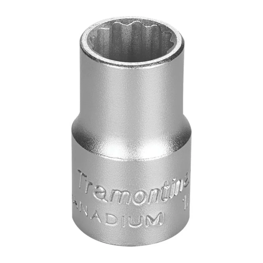 Soquete Estriado 13 mm Encaixe 1/2" - Tramontina