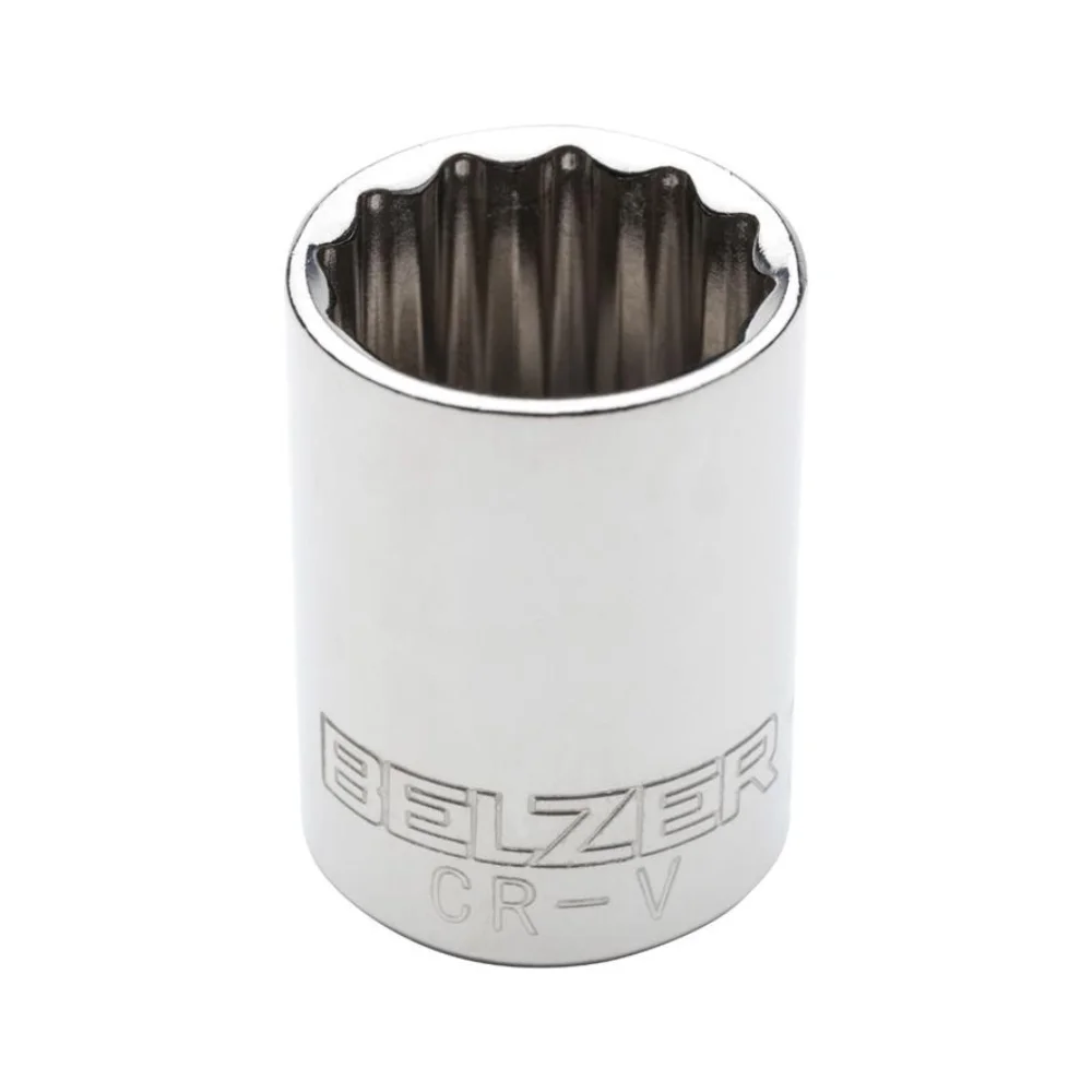 Soquete Estriado 22 mm com Encaixe 3/8" - Belzer