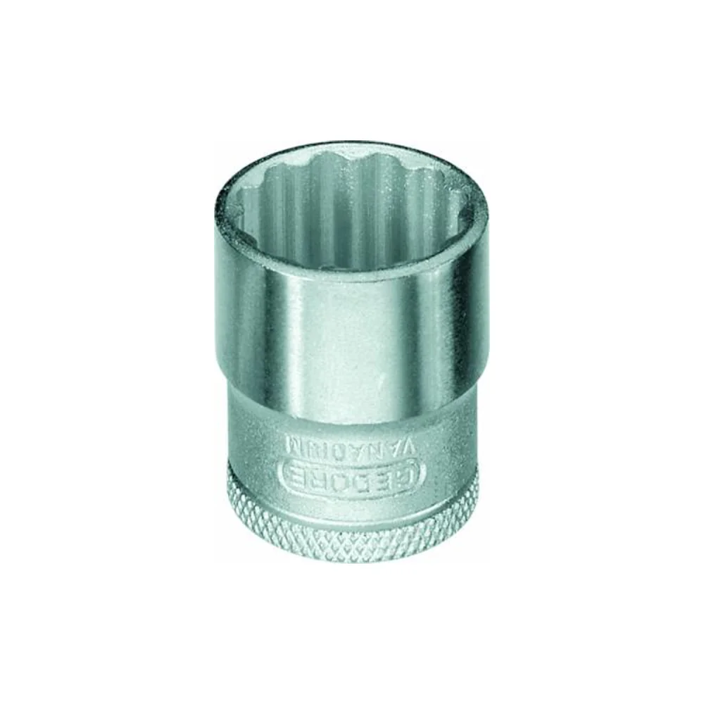 Soquete Estriado 8 mm com Encaixe 1/2" - Gedore