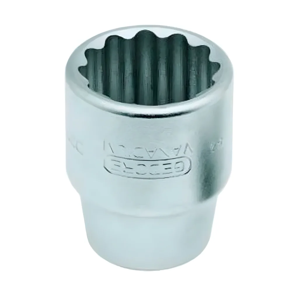 Soquete Estriado com Encaixe 3/4" x 1" Curto - Gedore