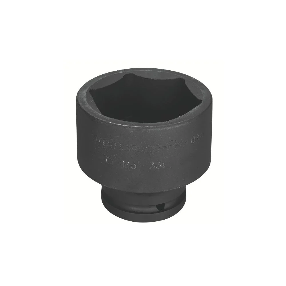 Soquete Impacto Sextavado Curto 2,3/16" Encaixe 3/4" - Tramontina