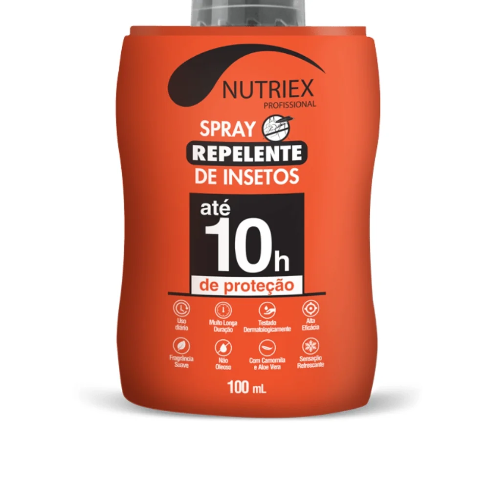 Spray Repelente de Insetos 100ml até 10 Horas - Nutriex