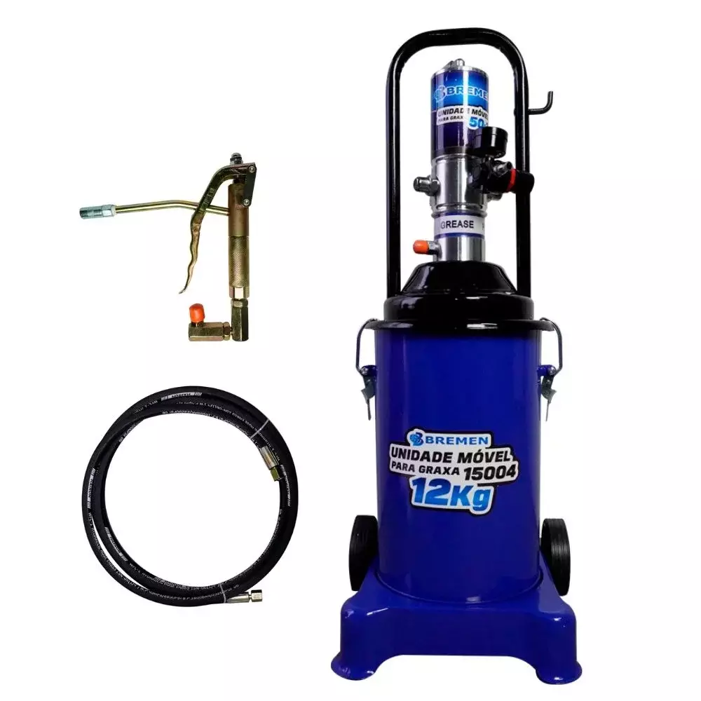 Unidade Móvel Graxa 850 para Lubrificação 12kg - Bremen