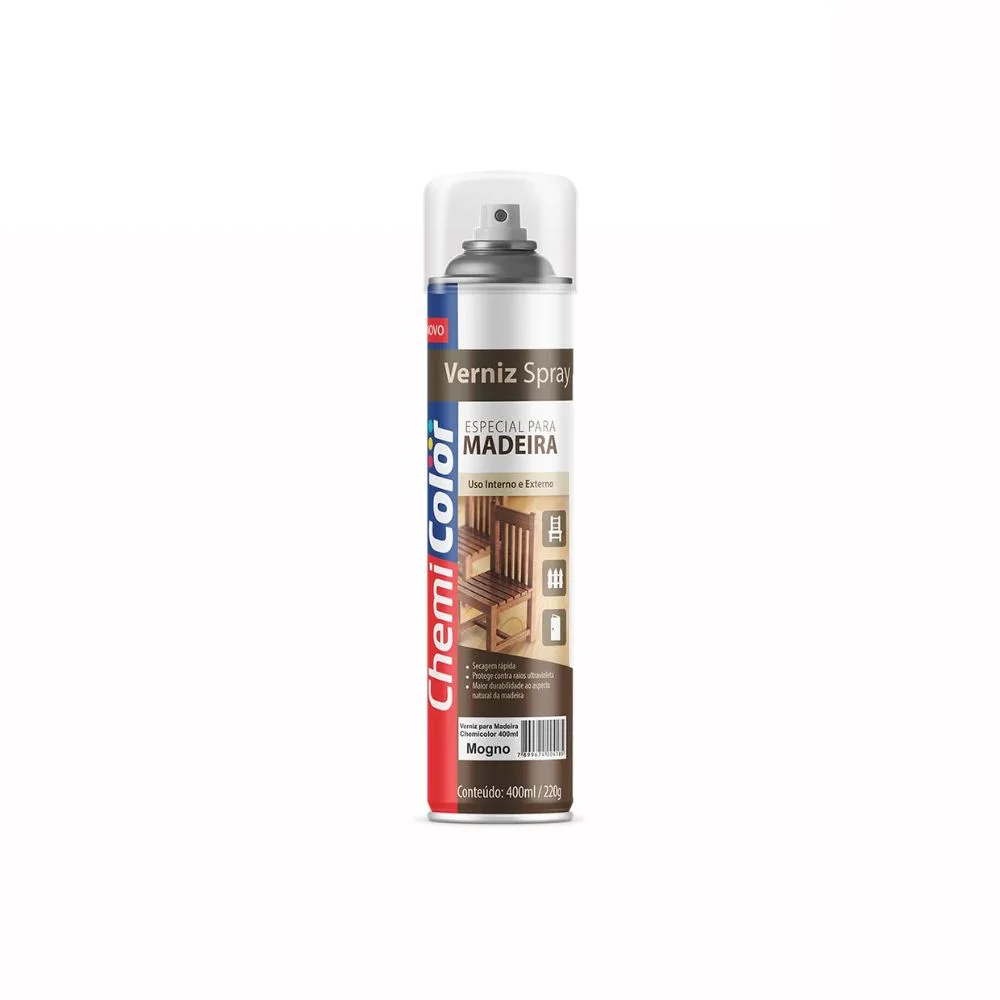 Verniz para Madeira Mogno 400ml - Chemicolor