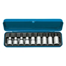 Jogo de Chave Soquete Allen 3/16"-5/8" Encaixe 1/2" com 9 pçs - Gedore
