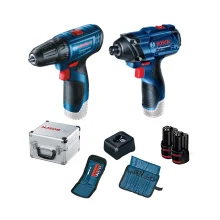 Combo Parafusadeira 12V GSR 120 e Parafusadeira Impacto 12V GDR 120 - Bosch