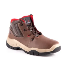 Botina de Segurança com Bico de PVC Horizon MBAG Marrom Nº 41 - Bracol