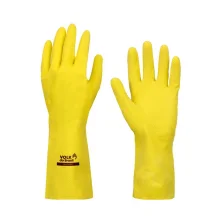 Luva de Latex Multiuso Amarela Slim Tamanho XG - Volk