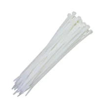 Abraçadeira de Nylon Branca 500 x 7,6 mm pacote com 50 peças - Brasfort