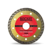 Disco Diamantado Turbo 115 mm - Rocast