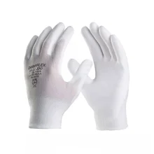 Luva Multitato Tricotado em Nylon Branca Tamanho M - Danny