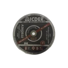 Disco de Corte 10" x 1/8" x 3/4" Reforçado com 2 Telas - Icder