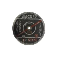 Disco de Corte 10" x 1/8" x 5/8" Reforçado com 2 Telas - Icder