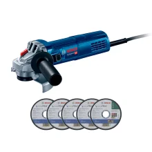 Esmerilhadeira Angular 5" 900W 127V GWS9-125 Bosch + 5 discos de corte