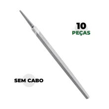 Lima Triangular Bastarda 8" com 10 Peças - Pferd