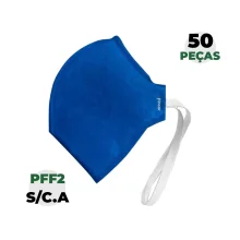 Respiradores Descartáveis PFF2 sem Válvula e sem C.A com 50 Peças - Fortplus