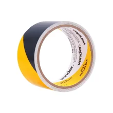 Fita Adesiva Refletiva Preta e Amarela 50 mm x 3 metros - Vonder