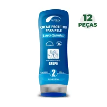 Combo Luva Química 200 Gramas Azul Grupo 2 com 12 Peças - Nutriex