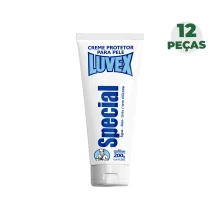 Combo Luva Química 200 gramas Special Branco com 12 Peças - Luvex