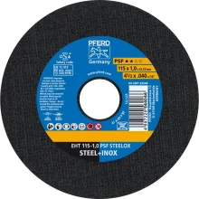 Disco de Corte 4.1/2" x 3/64" x 7/8" PSF STEELOX EHT 115-10 Pferd