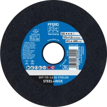 Disco de Corte 4.1/2" x 1/16" x 7/8" SG STEELOX A46 - Pferd