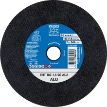 Disco de Corte 7" x 1/16" x 7/8" SG ALU EHT 180-16 - Pferd