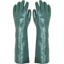 Luva de PVC Forrada Palma Áspera 45 cm - Plastcor