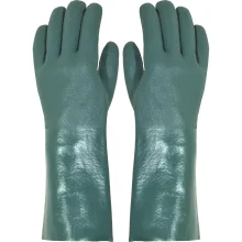 Luva de PVC Forrada Palma Áspera 35 cm - Plastcor