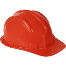 Capacete de Segurança Classe B com aba Frontal Vermelho - Plastcor