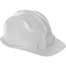 Capacete de Segurança Classe B com Aba Frontal Branco - Plastcor