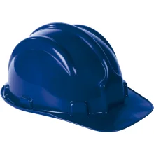Capacete de Segurança Classe B com Aba Frontal Azul - Plastcor
