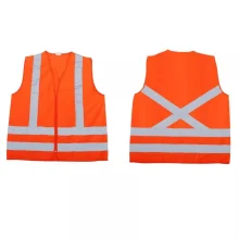 Colete Refletivo Tipo Blusão Laranja Tamanho G - Vicsa